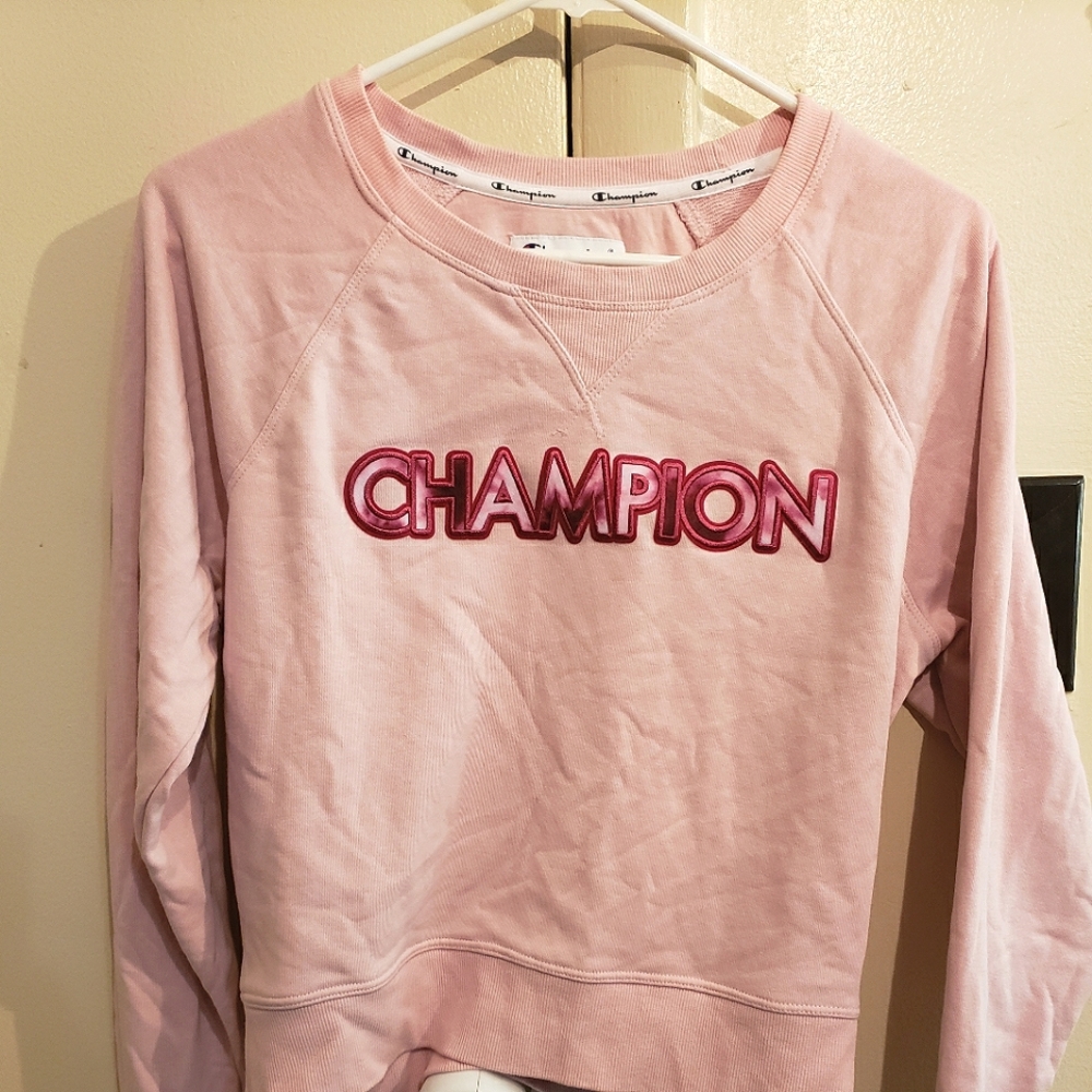 Champion pink sweat shirt